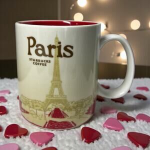 Starbucks Paris France Global Icon Mug Eiffel Tower 16 oz Coffee Cup 2011 EUC